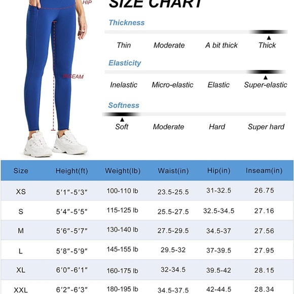 NWT MASKERT athletic leggings - Picture 3 of 6